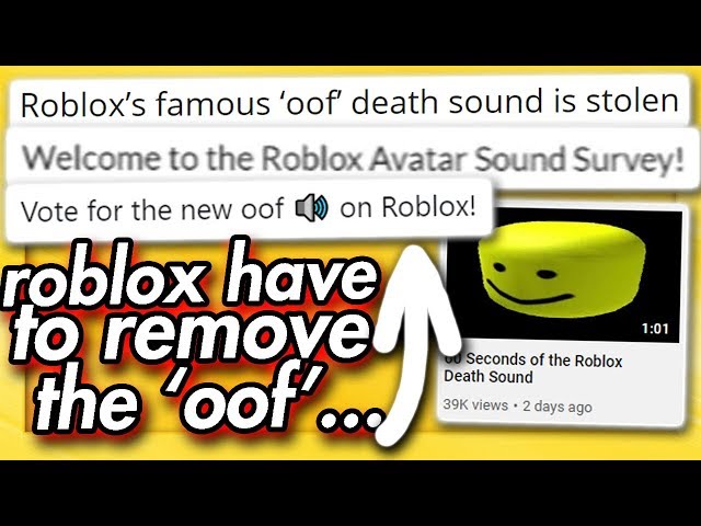 Roblox Is Getting SUED for STEALING the DEATH SOUND (OOF)! 