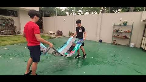 Volley usando Globos con agua.