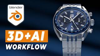 How to Animate a Luxury Watch in Blender + AI (Full Workflow)
