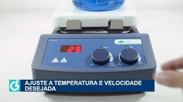 AGITADOR MAGNÉTICO COM AQUECIMENTO DIGITAL