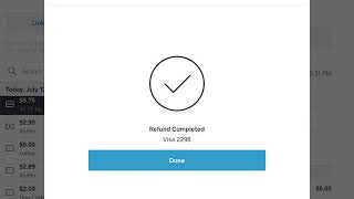 Refunding orders on Square