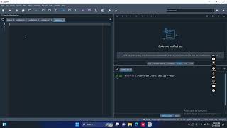 Typing python for 8 minutes