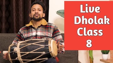LIVE CLASS 8  Learn  Dholak Lesson / Dholak bajana sikhe