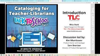 Back-to-School Part 1: Cataloging for Teacher-Librarians