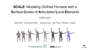 [CVPR 2021] SCALE: Modeling Clothed Humans with a Surface Codec of Articulated Local Elements