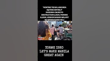 MK😲/DIVISORIA CM.RECTO OBSTRUCTION ILLEGAL PARKING ILLEGAL VENDOR BASURA #yorme#makemanilagreatagain
