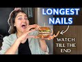 Living With World's Longest Nails for a Day 🤯