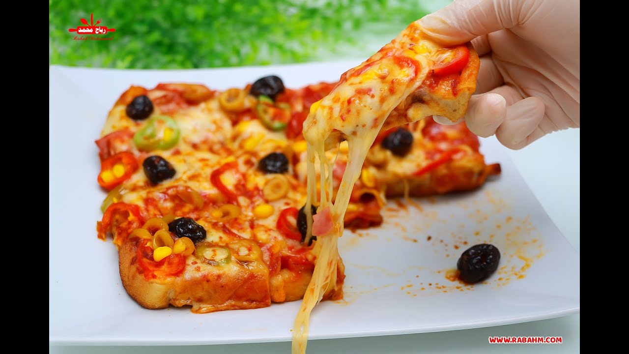 بيتزا التوست السريعة 🍕🔥 لعشاء خفيف أو جوع آخر الليل! على النار أو بالفرن بأبسط المكونات مع رباح محمد