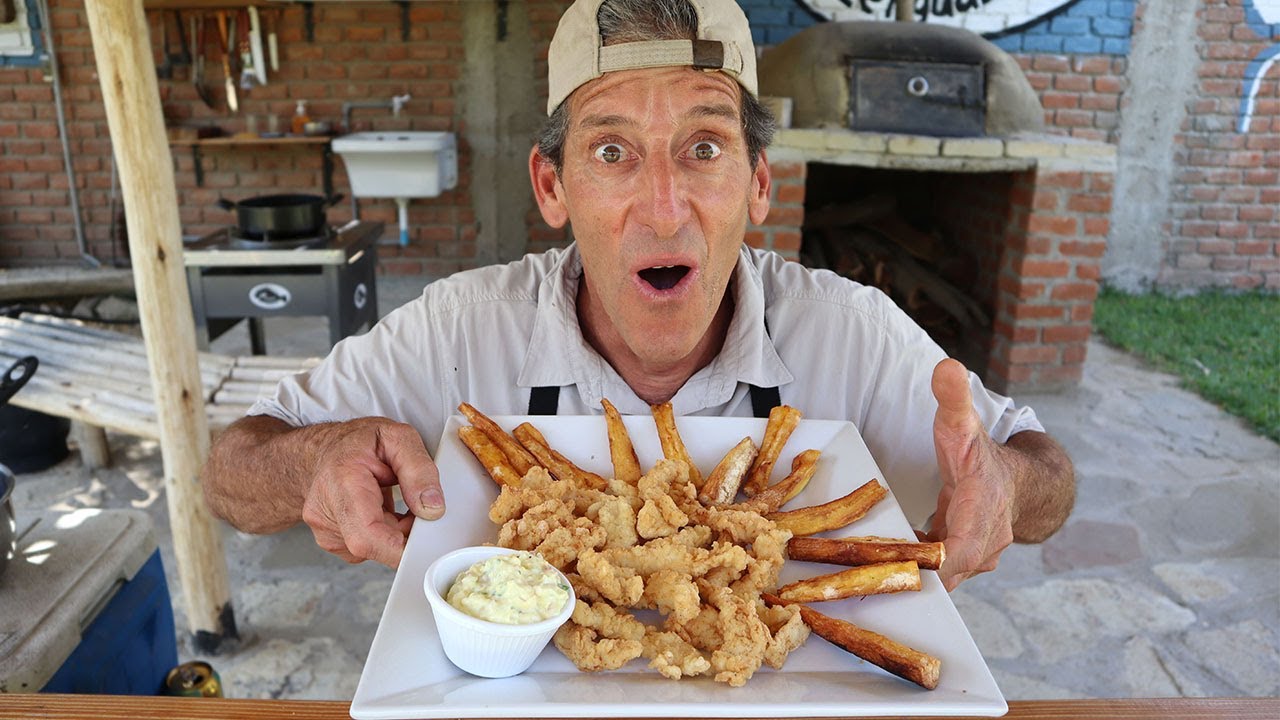 Preparando CHICHARRÓN de POTA