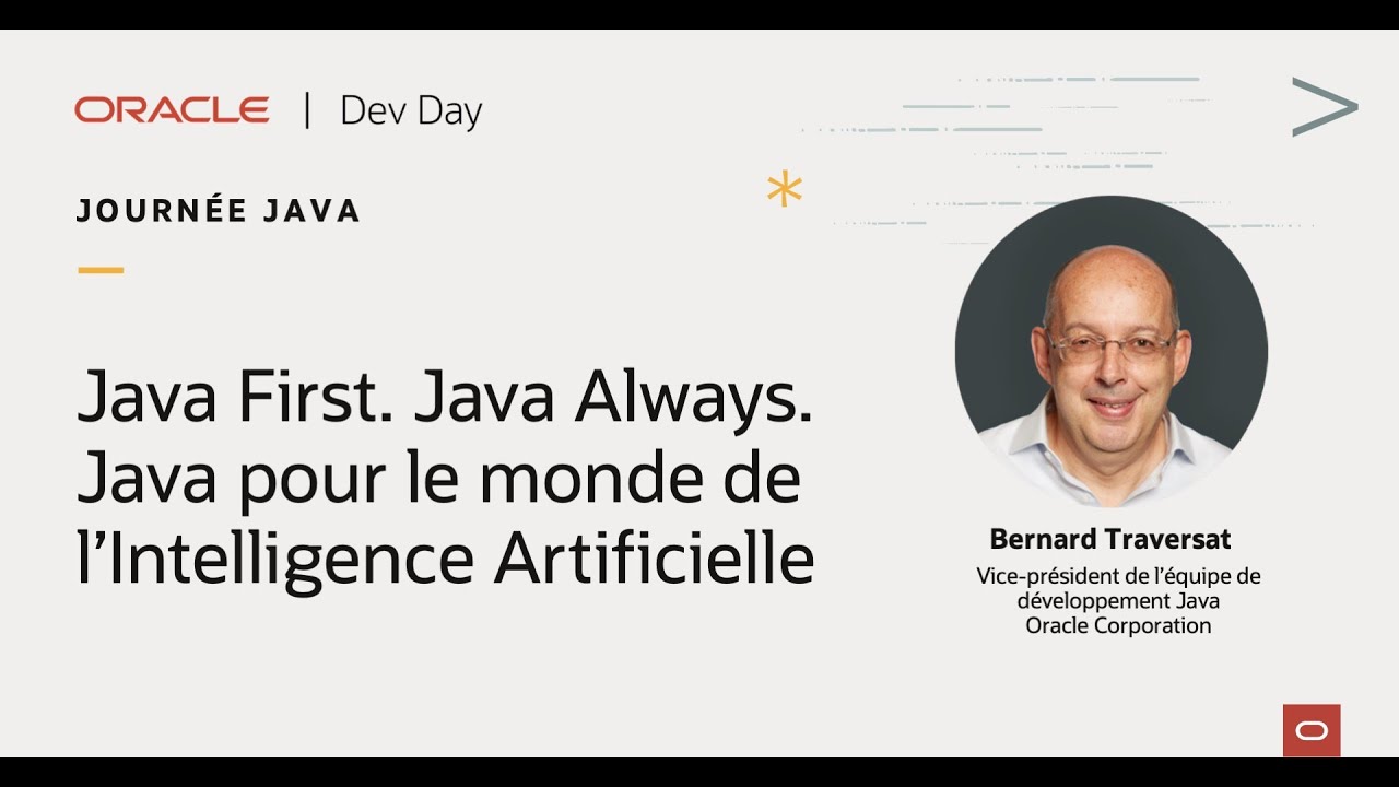 Java First. Java Always. Java pour le monde de l’Intelligence ...