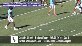 2024 FCS Bowl: National Team WR-DB 1v1s - Day 2