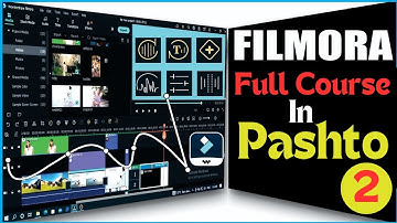 Importing Files From Computer || Filmora Full Course In Pashto Lesson 2