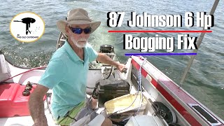 87 Johnson 6 Hp Bogging Fix - THIS OLD OUTBOARD