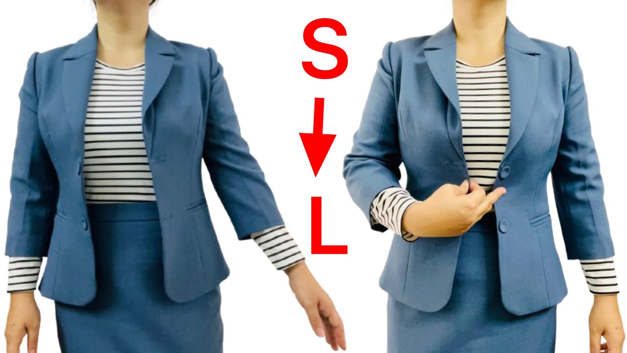 ⛔️Perfect sewing technique to extend a Vest from size S to size L