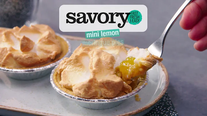 How to Make Mini Lemon Meringue Pies | SavoryOnline
