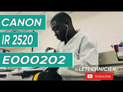 Canon IR 2520 code d’erreur E000202 #canon #epson #code #erreur #e000202 #dépannage #photocopy