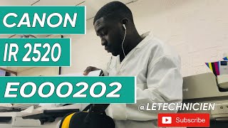 Canon IR 2520 code d’erreur E000202 #canon #epson #code #erreur #e000202 #dépannage #photocopy