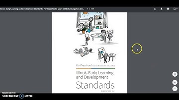 Linking KDIs to Illinois Early Learning Standards