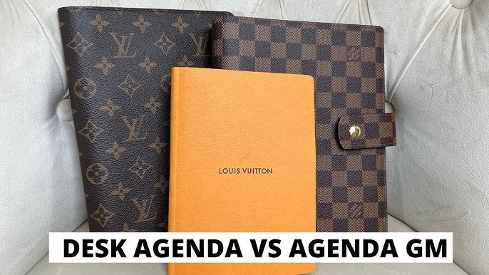 ⚡️New video⚡️ My New Awesome Louis Vuitton A5 Desk Agenda Planner in LV  Monogram Eclipse Outfitted with Cloth & Paper! Giveaway!! Link…