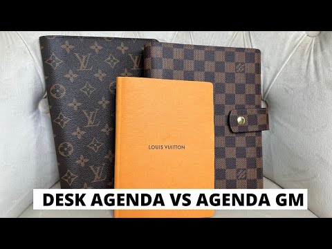 How to Choose a Louis Vuitton Agenda: GM vs. Desk Agenda 