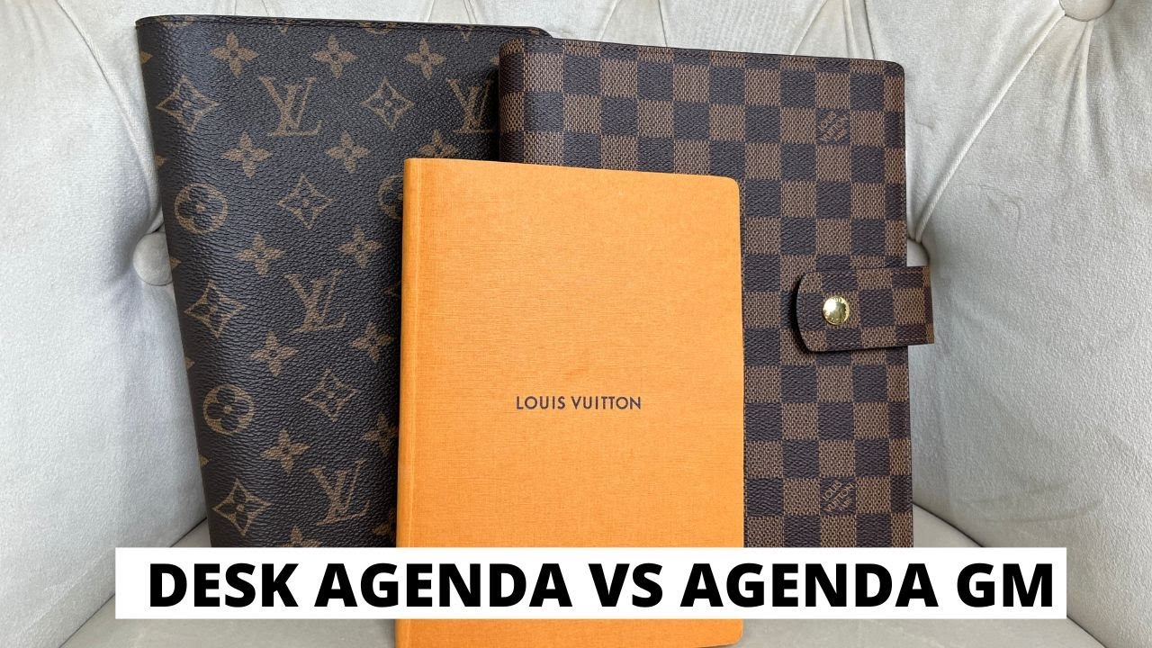 LOUIS VUITTON AGENDA COMPARISON, GM vs. MM vs. PM