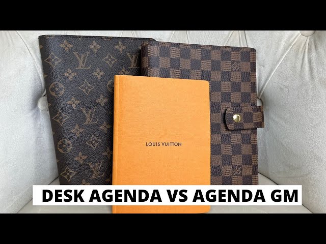 COMPARISON: Louis Vuitton Agenda GM vs Desk Agenda