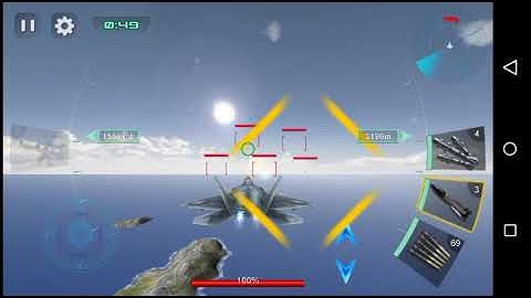 Sky fighter android game play