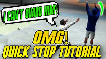 How to Quick Stop and Peek A Boo | Unstoppable | NBA 2K20 Tutorial: MyPark , MyTeam , MyCareer