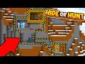 We made a SECRET BASE under A MOUNTAIN | Hide Or Hunt