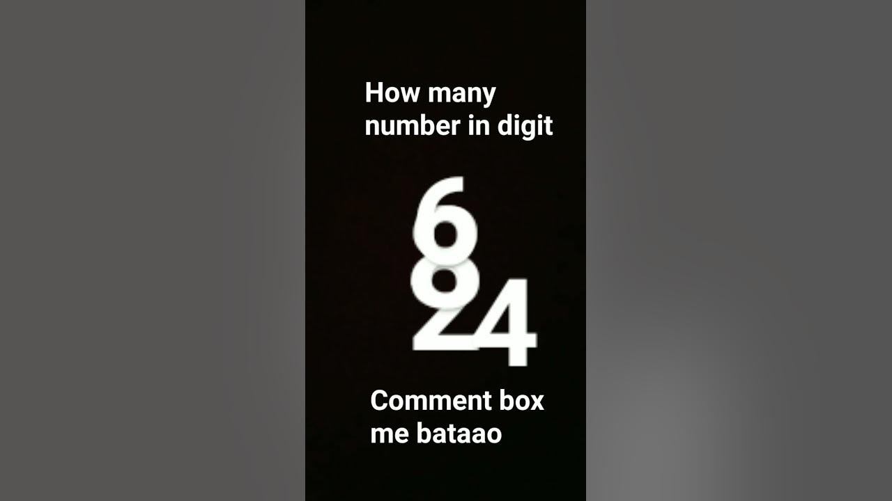 how-many-number-in-digit-youtube