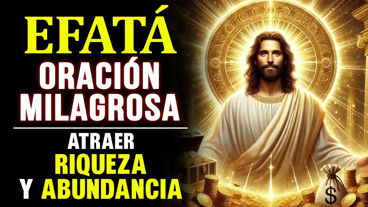 ¡EFATÁ! ORACIÓN MILAGROSA para ATRAER RIQUEZA y ABUNDANCIA, DIOS TE ...
