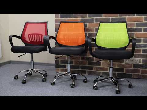 Офисное кресло Ларк на хромированной основе