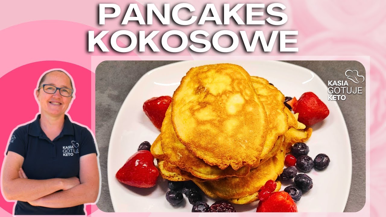 Kasia Gotuje Keto - Pancakes kokosowe