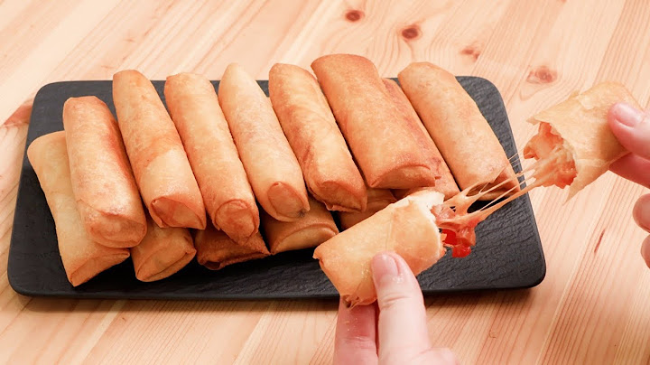Nostalgic amusement park pizza roll :: Extremely crispy‼ :: Pizza Dumplings :: No-Oven Pizza 썸네일