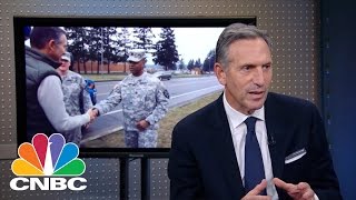 Starbucks CEO Howard Schultz: Hiring Veterans | Mad Money | CNBC