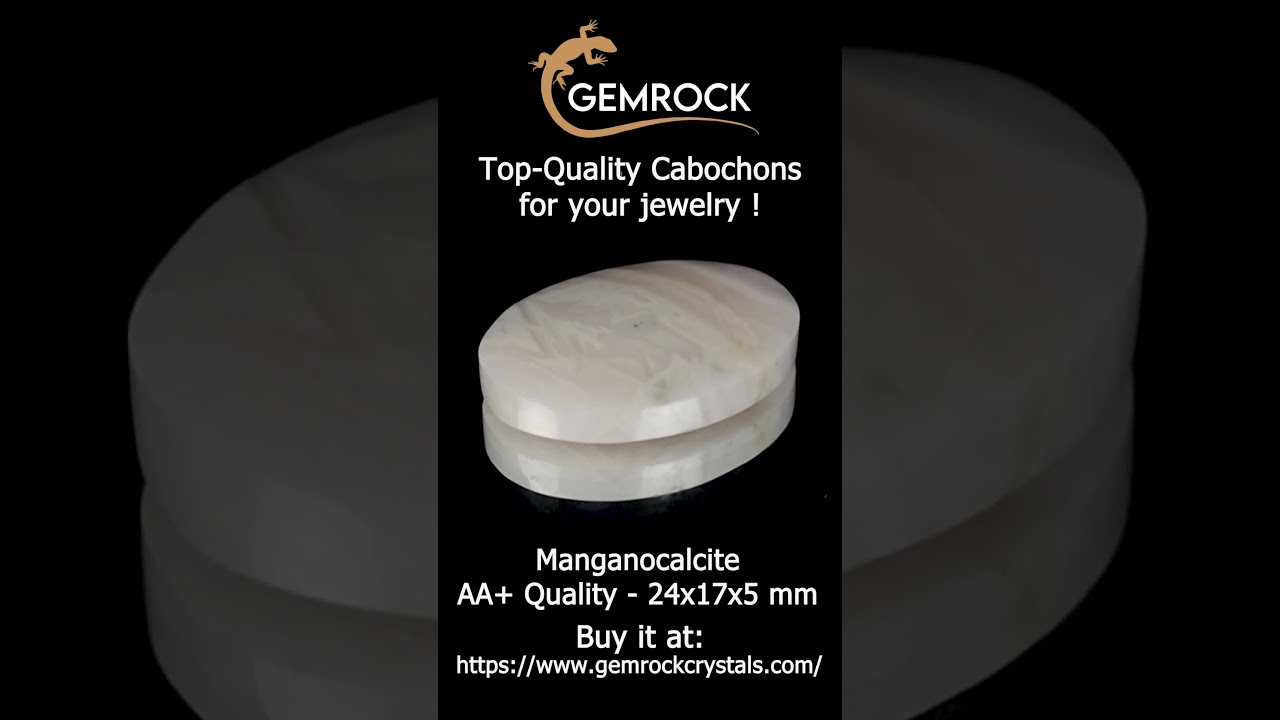 Manganocalcite cabochon MAN-2A+-0002 