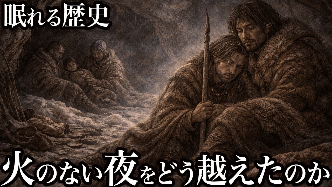 氷河期の人類は、火のない夜をどう越えたのか？語られなかった生存戦略と静かな時間｜眠れる歴史【睡眠用】