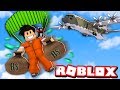 PRISIONEIROS MALUCOS NO ROUBO DO AVIÃO GIGANTE  | Roblox - Jailbreak