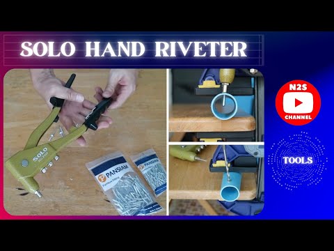 แนะนำคีมย้ำรีเวท และวิธีการใช้งาน Solo : Hand Riveter