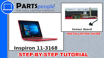 Dell Inspiron 11-3168 (P25T001) Sensor Board How-To Video Tutorial