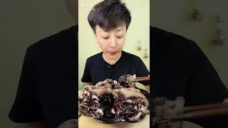 Mukbang Eating Cake By Omegachinesefood kawaii bigbites asmr chocolatecake