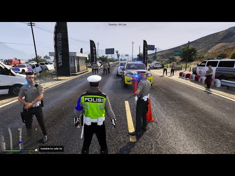 Razia Maling Motor Sampai Kocar Kacir! GTA 5 Mod Polisi Indonesia