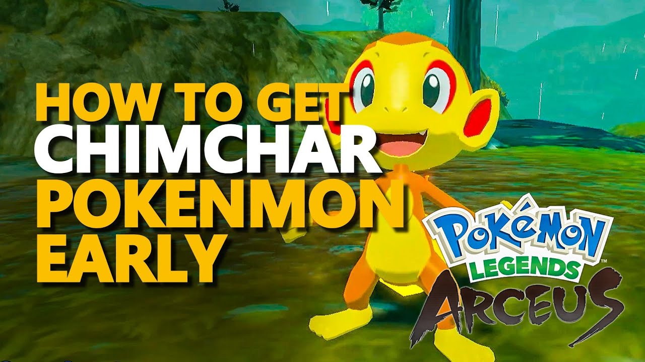 How to Catch Chimchar Pokemon Legends Arceus YouTube