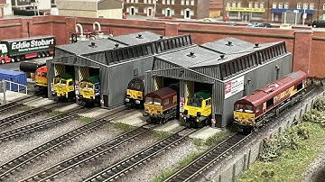 Ottersgrove N gauge running session 10/1/2022: Heavy freight