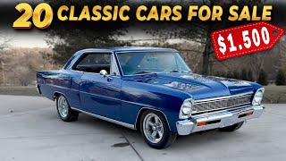 20 Must See Cheap Classic Cars for Sale by Private Sellers!