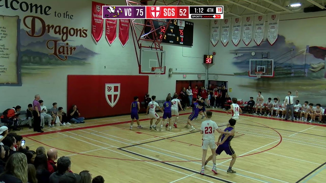 2023 BC High School Basketball 🏀 Junior Boys: Vancouver College @ St. George's [Feb 11, 2023]