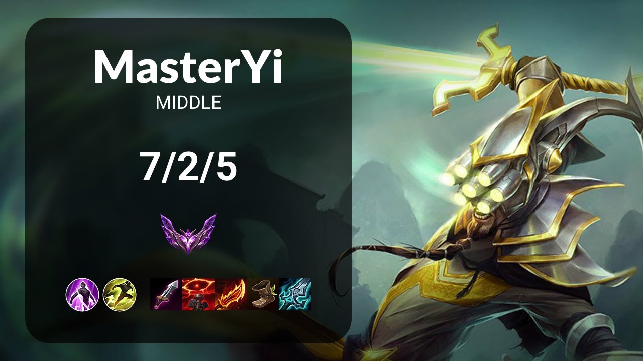 Master Yi vs Vladimir MIDDLE - KR MASTER Patch 15.2 - YouTube