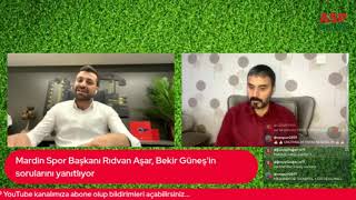 Mardinspor Başkanı Rıdvan Aşar Bugün 30 Milyon Veren Çıksa Başkanlığı Bırakırım