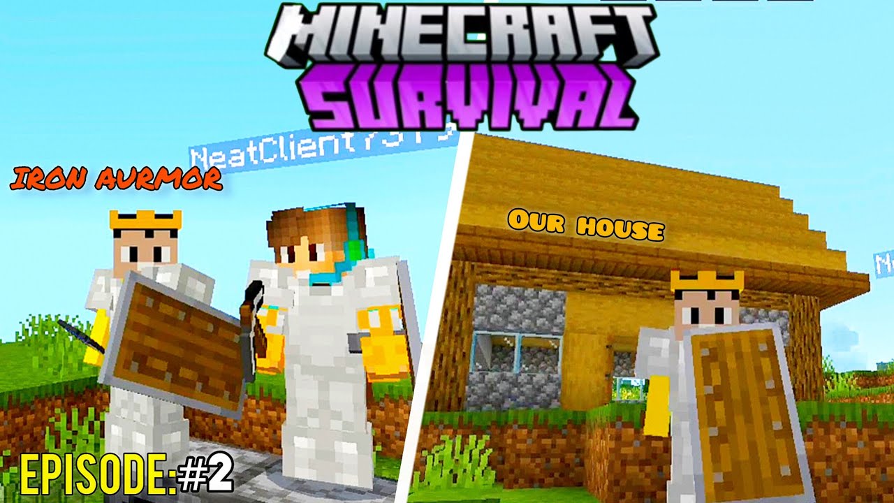 MINECRAFT SURVIVAL WITH FRIEND|| minecraft duo Survival ep: 2