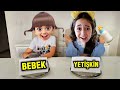 ESMA ve GICIK PELİNSU BEBEK vs YETİŞKİN YEMEK YARIŞMASI YAPTI !! ESMA AĞLADI 